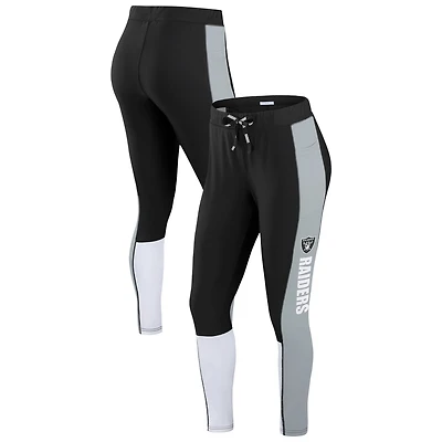 Leggings à blocs de couleurs noir/gris Las Vegas Raiders pour femme WEAR by Erin Andrews