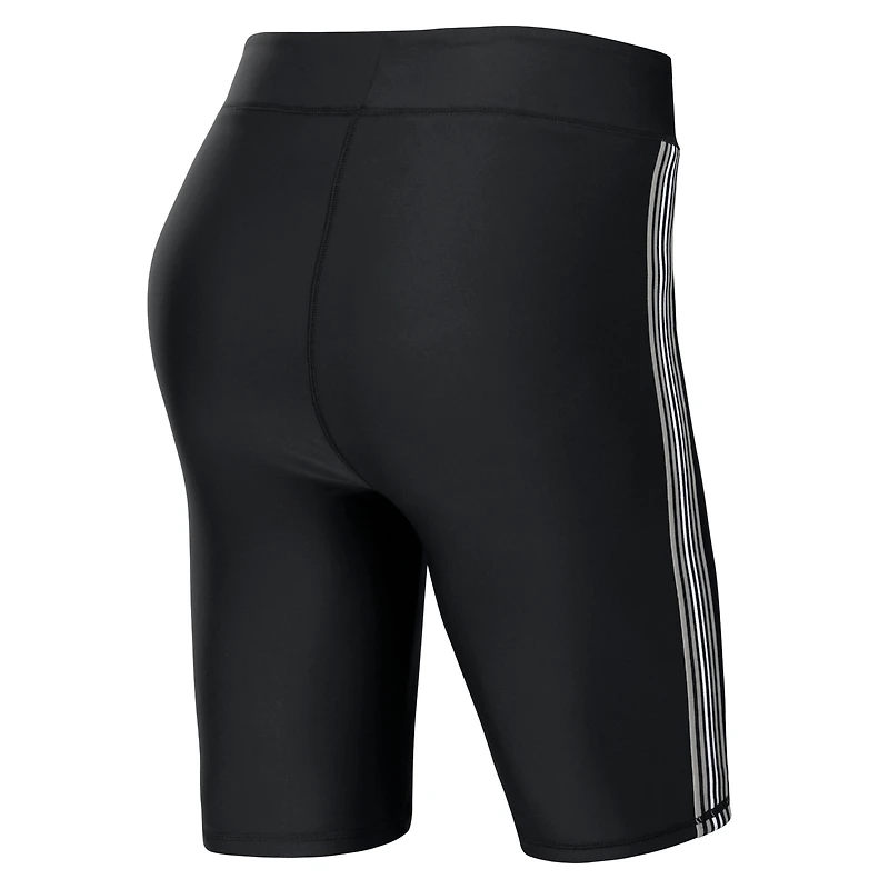 Short de motard noir WEAR by Erin Andrews des Las Vegas Raiders pour femmes
