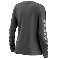 Women's WEAR by Erin Andrews Gray Las Vegas Raiders - Long Sleeve Thermal Top