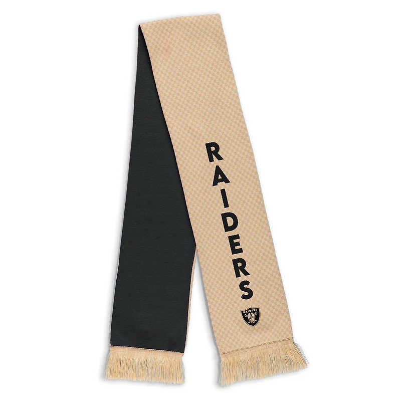 Women's WEAR by Erin Andrews Las Vegas Raiders Tonal Microcheck Scarf & Glove Set