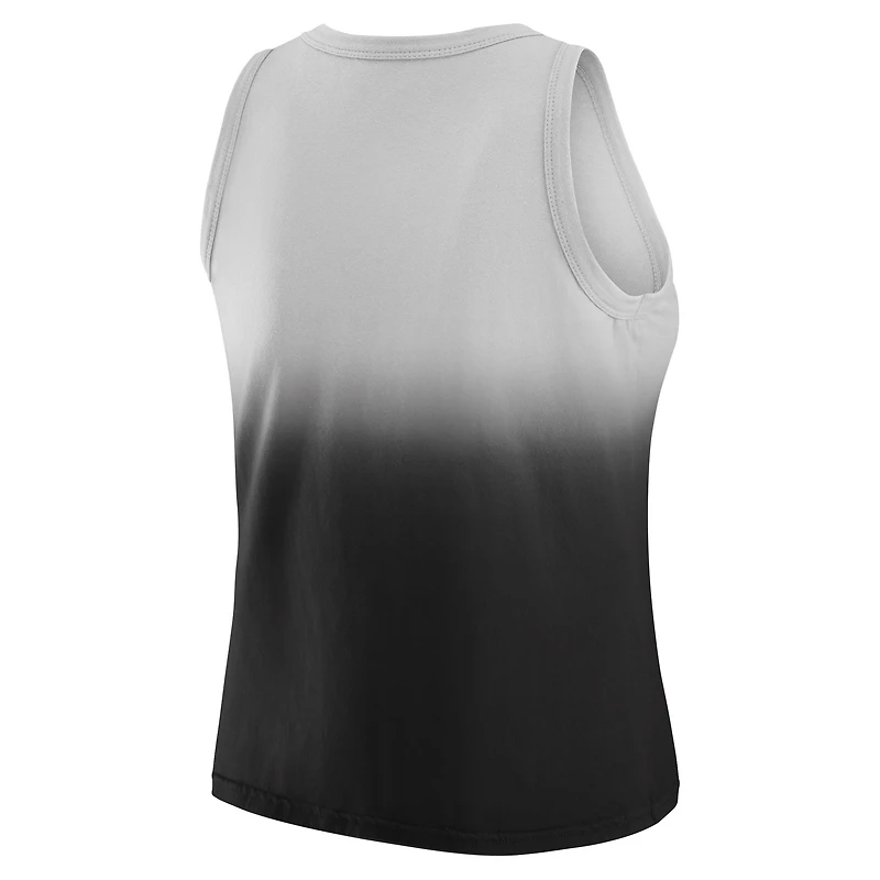 Débardeur noir ombré Las Vegas Raiders pour femme WEAR by Erin Andrews x Gracie Hunt
