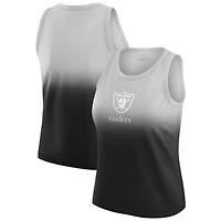 Débardeur noir ombré Las Vegas Raiders pour femme WEAR by Erin Andrews x Gracie Hunt