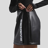 Jupe portefeuille noire Las Vegas Raiders pour femme WEAR by Erin Andrews x Gracie Hunt
