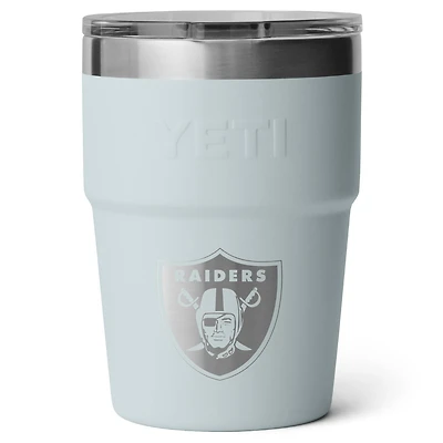 Gobelet empilable Rambler YETI Las Vegas Raiders Primary 473 ml avec couvercle Magslider