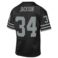 Maillot rétro Mitchell & Ness Bo Jackson noir des Las Vegas Raiders 1988 pour jeunes