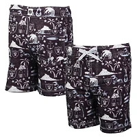 Maillot de bain Luau des Las Vegas Raiders Wes & Willy Black pour jeunes