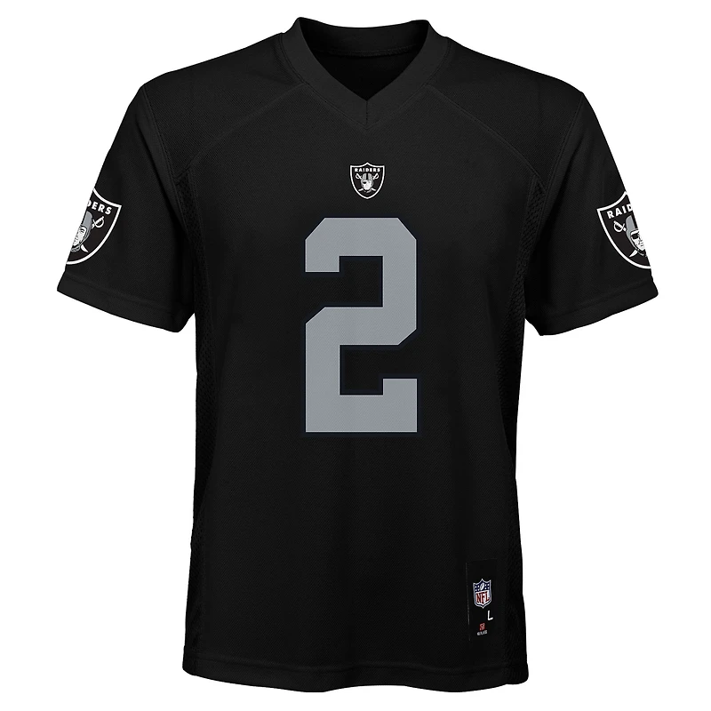 Maillot réplique noir pour jeune joueur Ashton Jeanty des Las Vegas Raiders