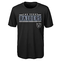 Youth  Black Las Vegas Raiders Amped Up T-Shirt