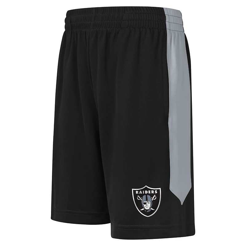 Short tendance noir pour jeunes Las Vegas Raiders