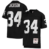 Maillot de joueur retraité Mitchell & Ness Bo Jackson noir Las Vegas Raiders 1988 Legacy pour jeunes