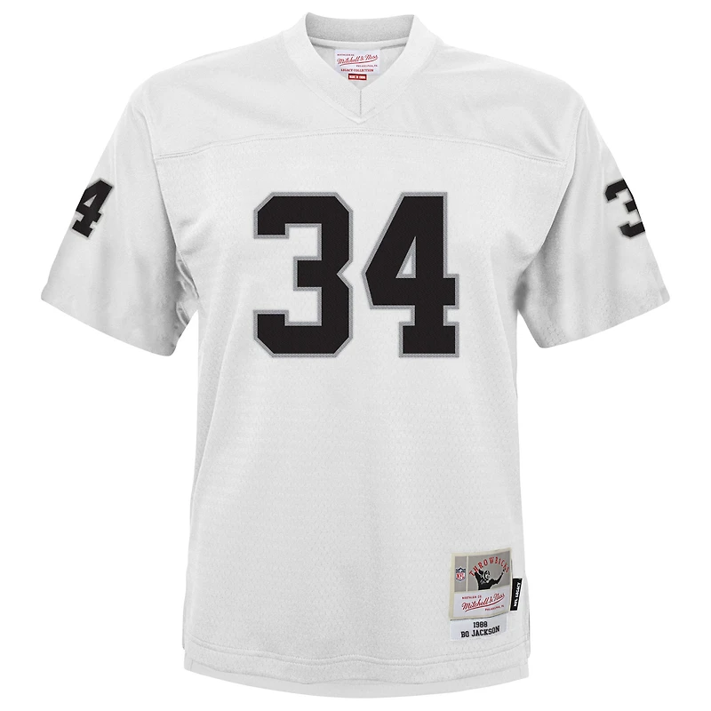 Youth Mitchell & Ness Bo Jackson White Las Vegas Raiders 1988 Retired Player Legacy Jersey