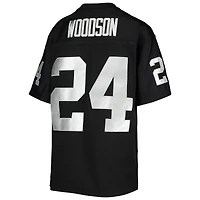 Jeunesse Mitchell & Ness Charles Woodson Noir Las Vegas Raiders 1998 Legacy Joueur retraité Maillot