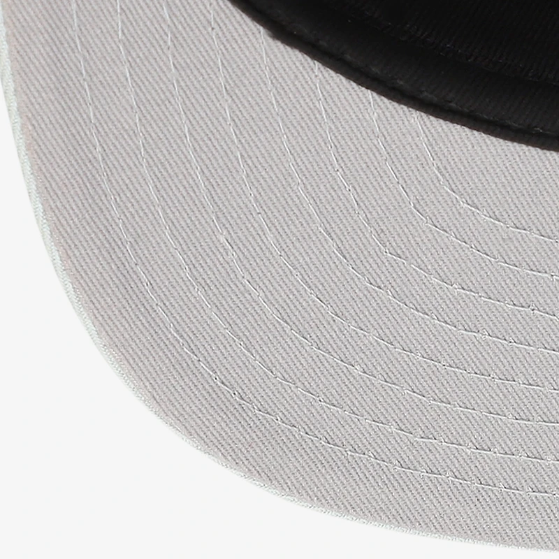 Casquette snapback New Era noire et argentée pour jeunes, Las Vegas Raiders, draft NFL 2026, pré-courbée 9FIFTY