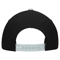 Casquette ajustable New Era Arch COOLERA 9FORTY A-Frame noire/argentée pour jeune des Las Vegas Raiders