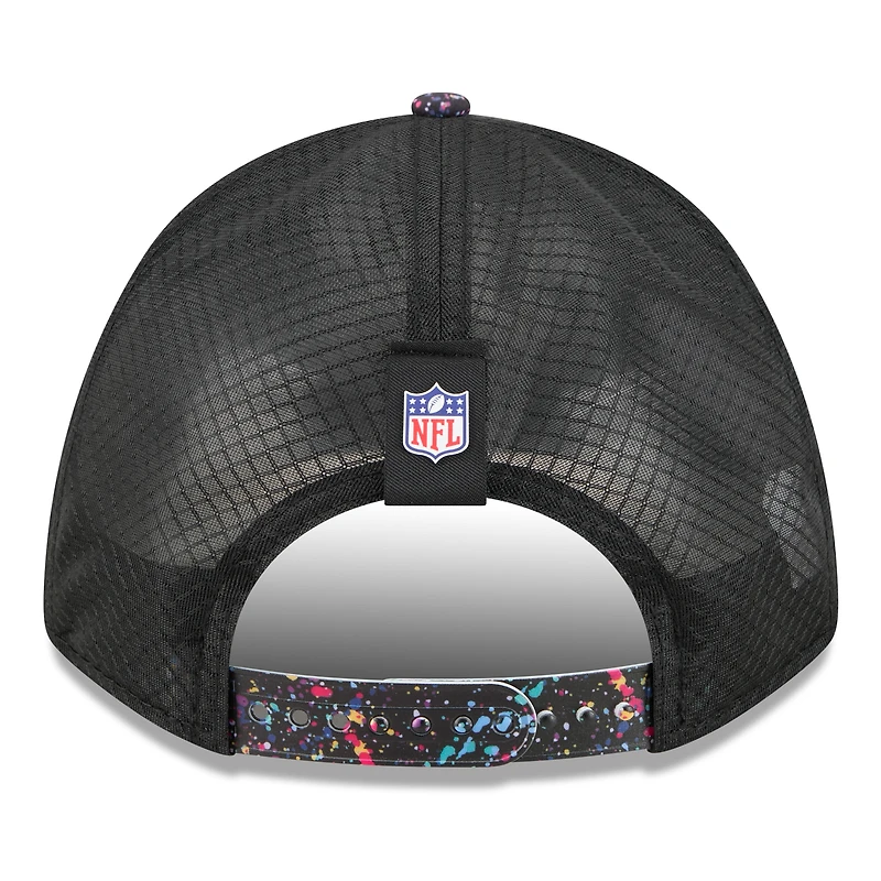 Casquette ajustable 9FORTY NFL Crucial Catch 2025 des Las Vegas Raiders de New Era pour jeunes