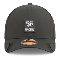 Youth New Era Black Las Vegas Raiders 2025 Sideline  9FORTY Adjustable Hat