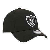 Casquette ajustable New Era noire Las Vegas Raiders 9FORTY A-Frame pour jeunes
