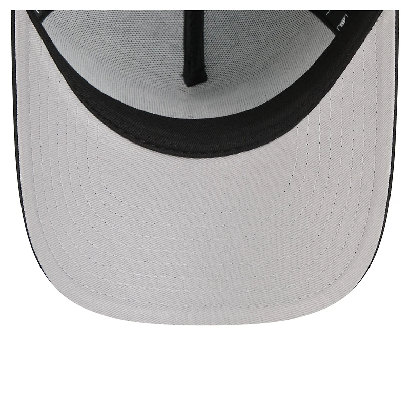 Casquette ajustable New Era noire Las Vegas Raiders 9FORTY A-Frame pour jeunes