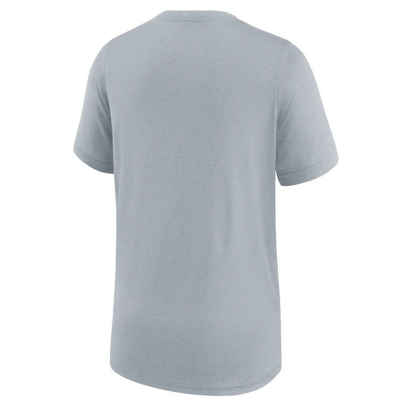T-shirt Nike gris pour jeune Las Vegas Raiders Icon Legend
