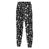 Youth Outerstuff Black Las Vegas Raiders Chestnut Holiday Sleep Set