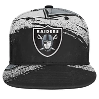 Youth Outerstuff  Black Las Vegas Raiders Make Noise Adjustable Hat