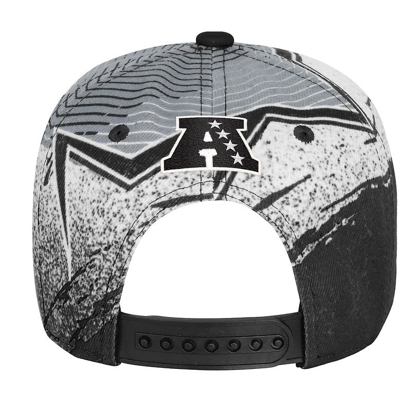 Casquette ajustable noire des Raiders de Las Vegas pour jeunes Outerstuff