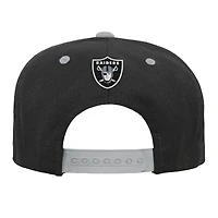 Youth Outerstuff Black Las Vegas Raiders Team Gradient Deadstock Snapback Hat