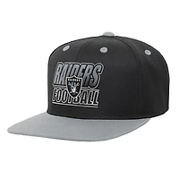 Casquette snapback noire Youth Outerstuff Las Vegas Raiders Team Gradient Deadstock