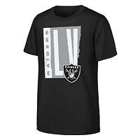 T-shirt noir « Tear It Up » des Raiders de Las Vegas pour jeunes