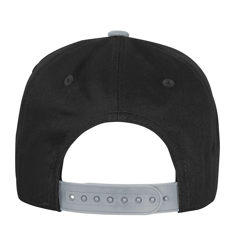 Youth Outerstuff Black Las Vegas Raiders True Retro Adjustable Hat