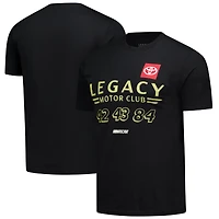 T-shirt noir classique pour homme avec logo Legacy Motor Club Legacy, en mélange de trois matières.