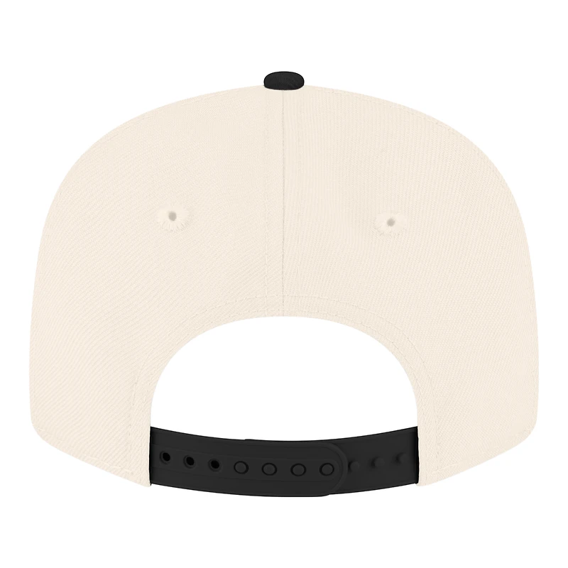 Men's New Era Cream/Black Legacy Motor Club 9FIFTY Snapback Hat