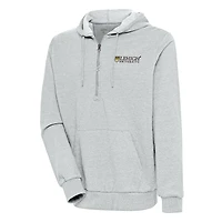 Men's Antigua Heather Gray Lehigh Mountain Hawks Action Lightweight Pullover Hoodie