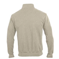 Men's Champion  Cream Lehigh Mountain Hawks Established Date Quarter-Zip Pullover