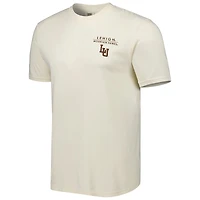 Men's Cream Lehigh Mountain Hawks Landscape Shield T-Shirt