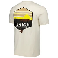 Men's Cream Lehigh Mountain Hawks Landscape Shield T-Shirt