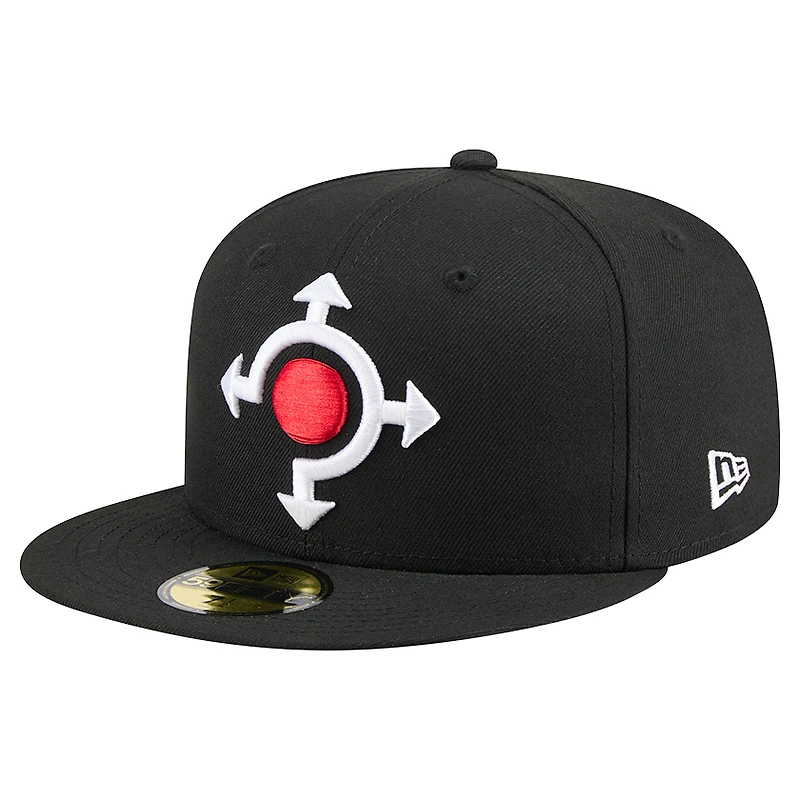 Men's New Era  Black Lehigh Valley IronPigs Theme Nights 59FIFTY Fitted Hat