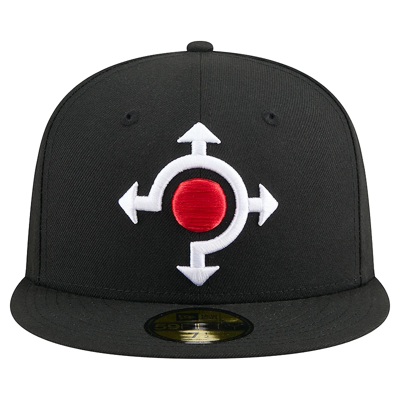 Men's New Era  Black Lehigh Valley IronPigs Theme Nights 59FIFTY Fitted Hat