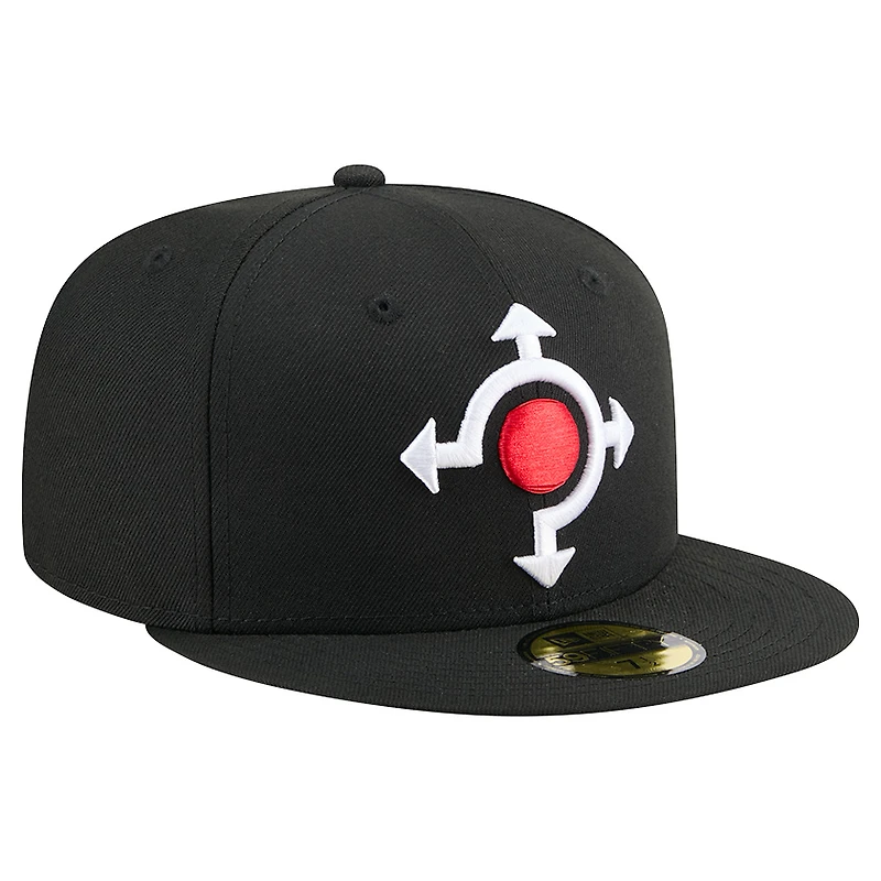 Men's New Era  Black Lehigh Valley IronPigs Theme Nights 59FIFTY Fitted Hat