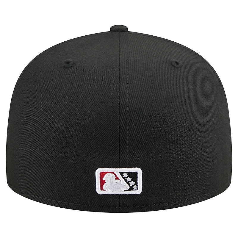 Men's New Era  Black Lehigh Valley IronPigs Theme Nights 59FIFTY Fitted Hat