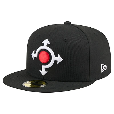 Men's New Era  Black Lehigh Valley IronPigs Theme Nights 59FIFTY Fitted Hat
