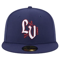 Casquette ajustée 59FIFTY Authentic Collection Lehigh Valley IronPigs bleue New Era pour homme