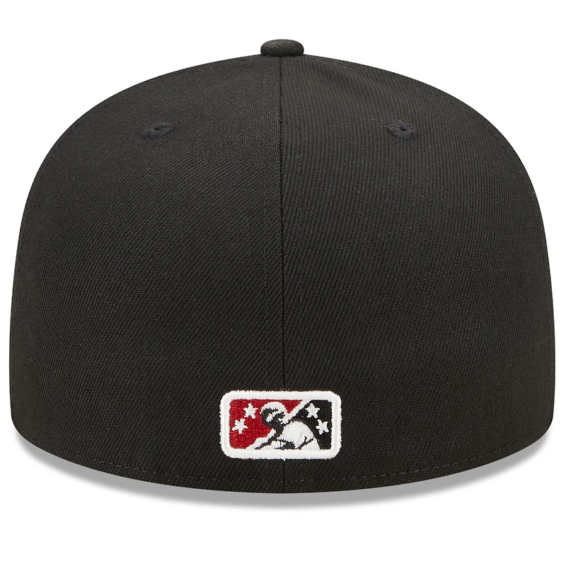 Casquette ajustée 59FIFTY Lehigh Valley IronPigs Marvel x Minor League New Era pour homme, noire