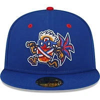 Men's New Era Blue Lehigh Valley IronPigs Copa De La Diversion 59FIFTY Fitted Hat