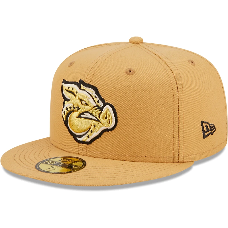Casquette ajustée 59FIFTY avec logo alternatif Lehigh Valley IronPigs New Era rouge pour homme