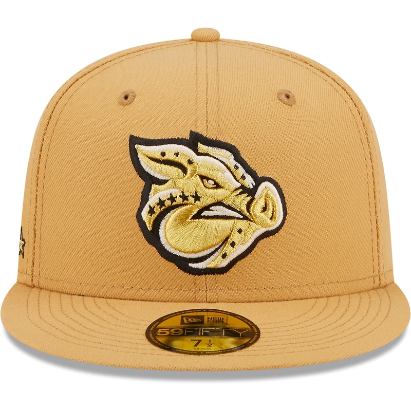Men's New Era Red Lehigh Valley IronPigs Authentic Collection Alternate Logo 59FIFTY Fitted Hat