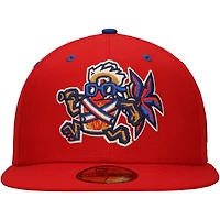 Men's New Era Red Lehigh Valley Mamajuana Copa de la Diversión 59FIFTY Fitted Hat