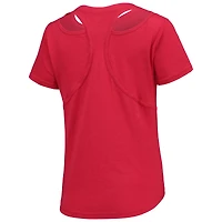 T-shirt rouge Lehigh Valley IronPigs Cut It Out pour femme