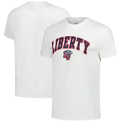 T-shirt premium blanc Liberty Flames pour homme