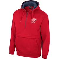 Sweat à capuche demi-zip Colosseum Navy Liberty Flames Team pour hommes